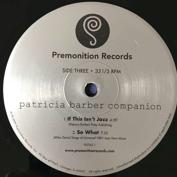Patricia Barber – Companion 2LP